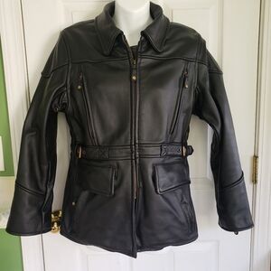 Motorcycle jacket women's size small  by Universal Rider zip out lining